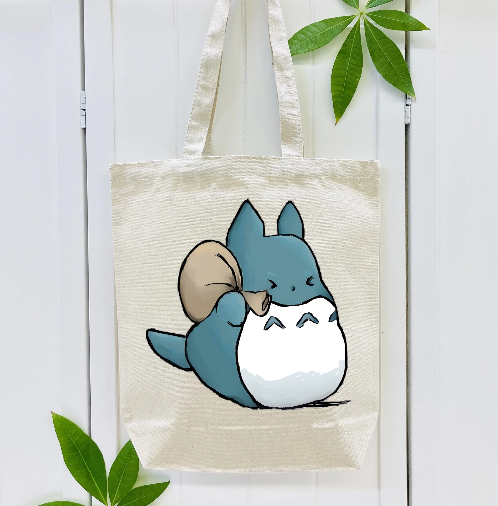 となりのトトロ 草壁メイ 草壁サツキ My Neighbor Totoro Satsuki Kusakabe Mei Kusakabe 縦型キャンバス生地手提げバッグ　トートバッグ