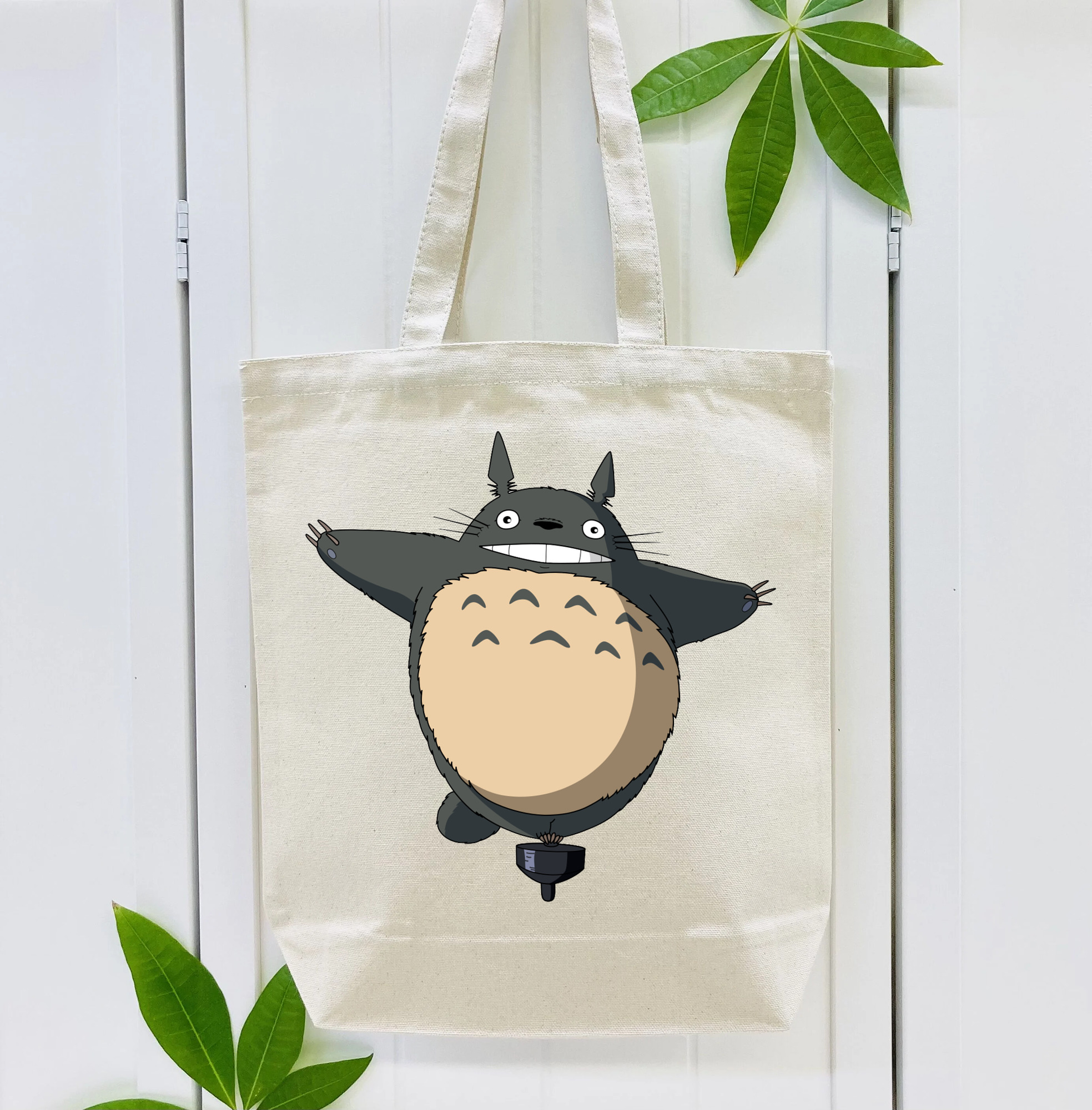 となりのトトロ 草壁メイ 草壁サツキ My Neighbor Totoro Satsuki Kusakabe Mei Kusakabe 縦型キャンバス生地手提げバッグ　トートバッグ