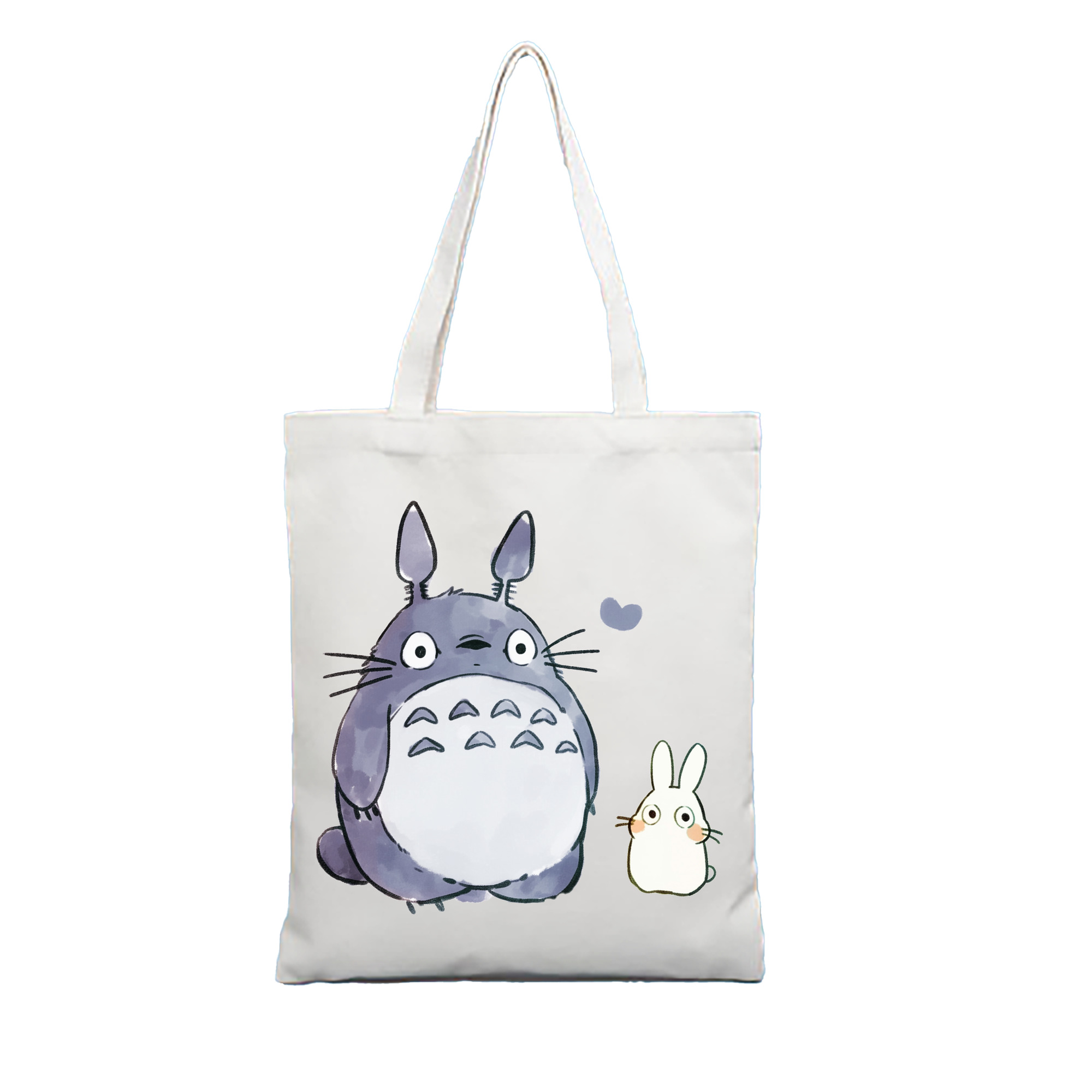 （画像用） となりのトトロ 草壁メイ 草壁サツキ My Neighbor Totoro Satsuki Kusakabe Mei Kusakabe 縦型キャンバス生地手提げバッグ　トートバッグ