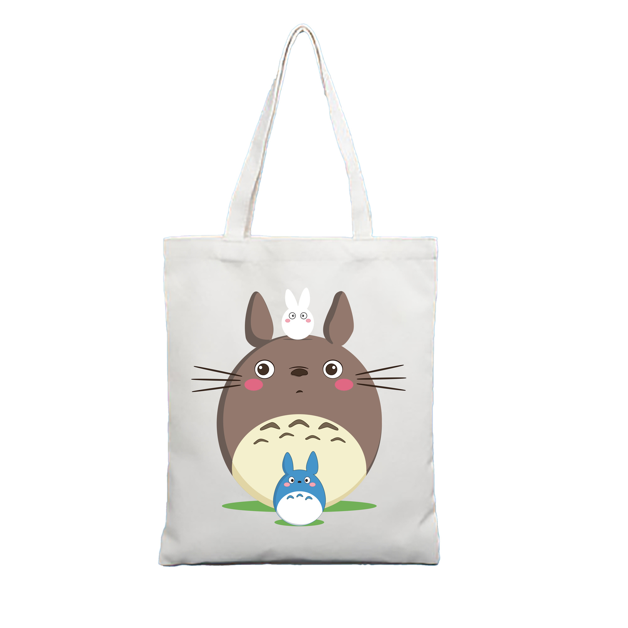 （画像用） となりのトトロ 草壁メイ 草壁サツキ My Neighbor Totoro Satsuki Kusakabe Mei Kusakabe 縦型キャンバス生地手提げバッグ　トートバッグ
