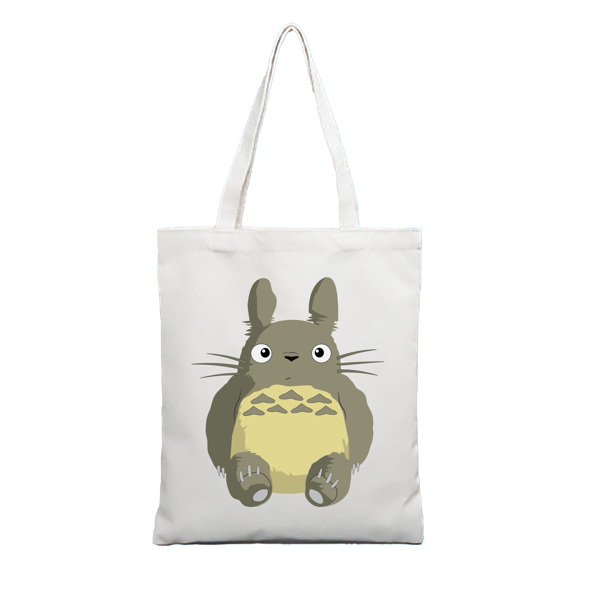 （画像用） となりのトトロ 草壁メイ 草壁サツキ My Neighbor Totoro Satsuki Kusakabe Mei Kusakabe 縦型キャンバス生地手提げバッグ　トートバッグ