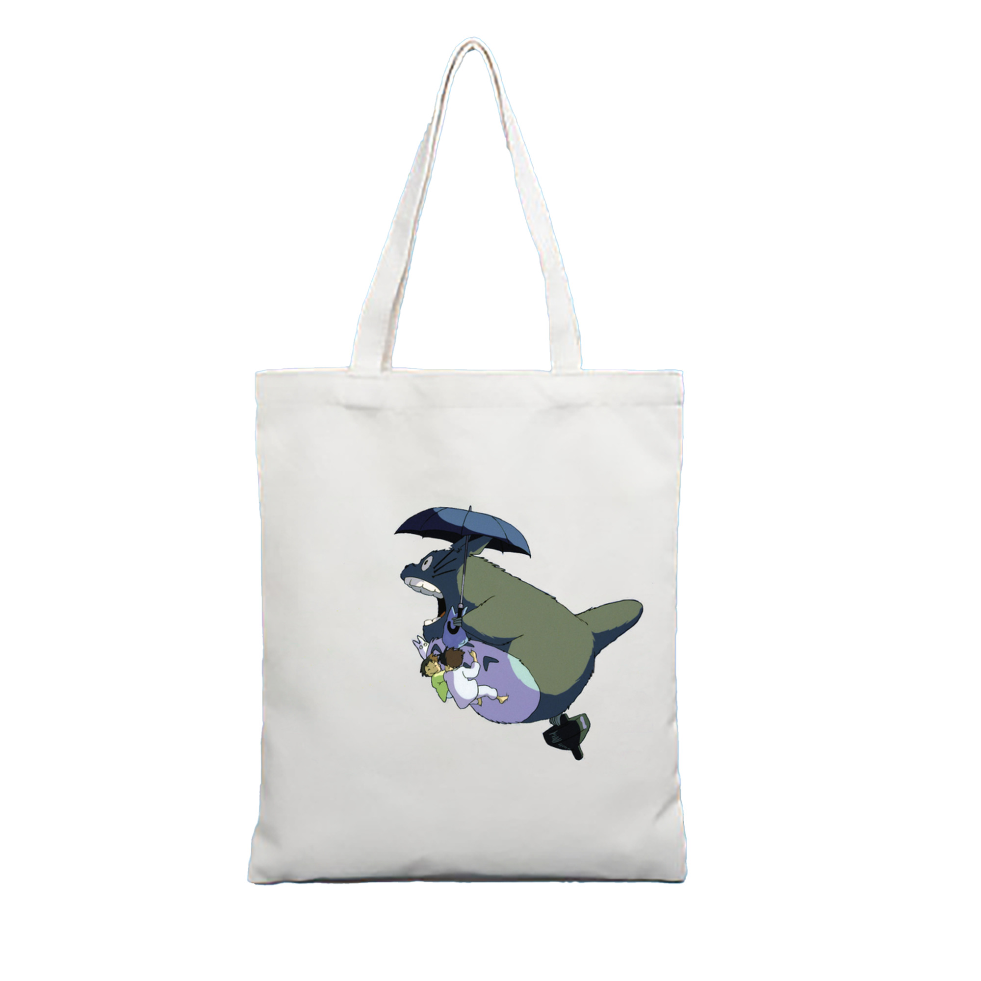 （画像用） となりのトトロ 草壁メイ 草壁サツキ My Neighbor Totoro Satsuki Kusakabe Mei Kusakabe 縦型キャンバス生地手提げバッグ　トートバッグ