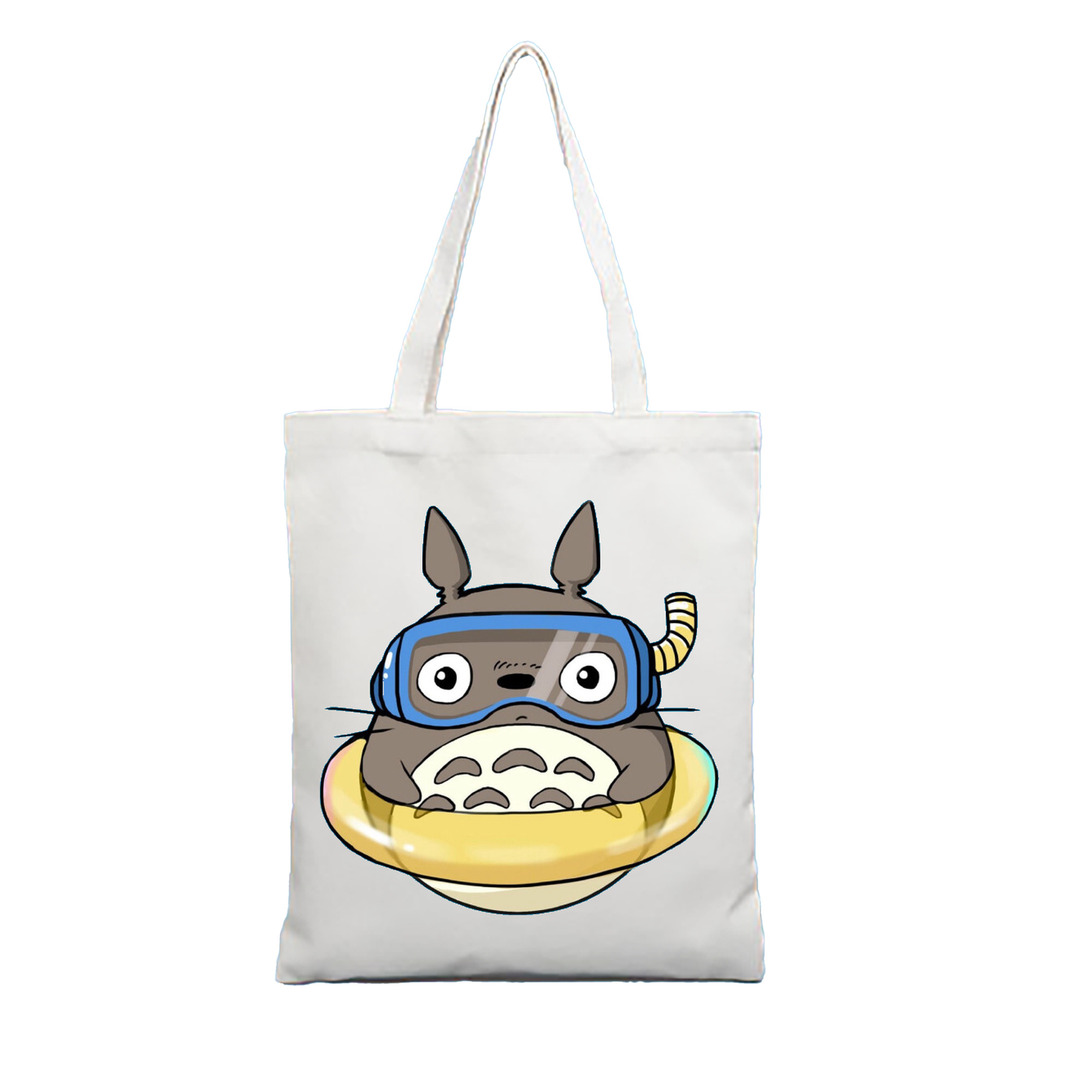 （画像用） となりのトトロ 草壁メイ 草壁サツキ My Neighbor Totoro Satsuki Kusakabe Mei Kusakabe 縦型キャンバス生地手提げバッグ　トートバッグ
