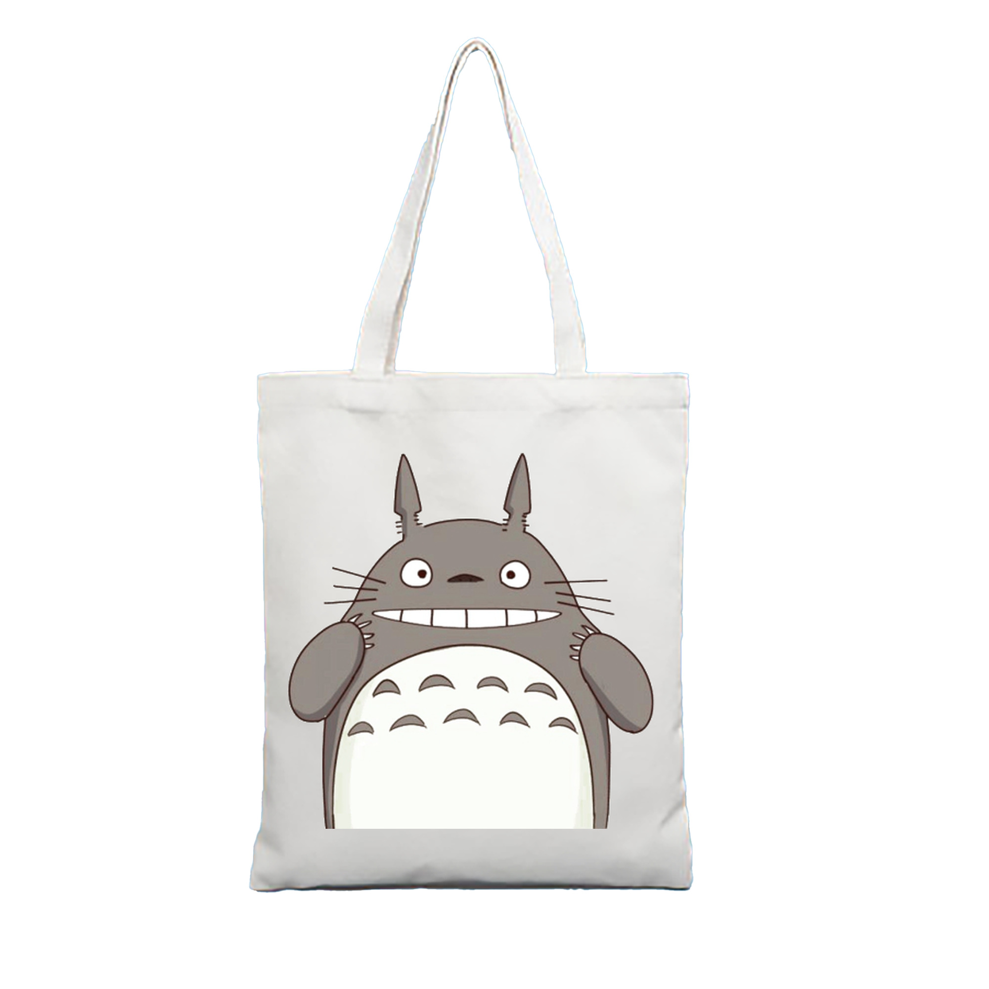 （画像用） となりのトトロ 草壁メイ 草壁サツキ My Neighbor Totoro Satsuki Kusakabe Mei Kusakabe 縦型キャンバス生地手提げバッグ　トートバッグ
