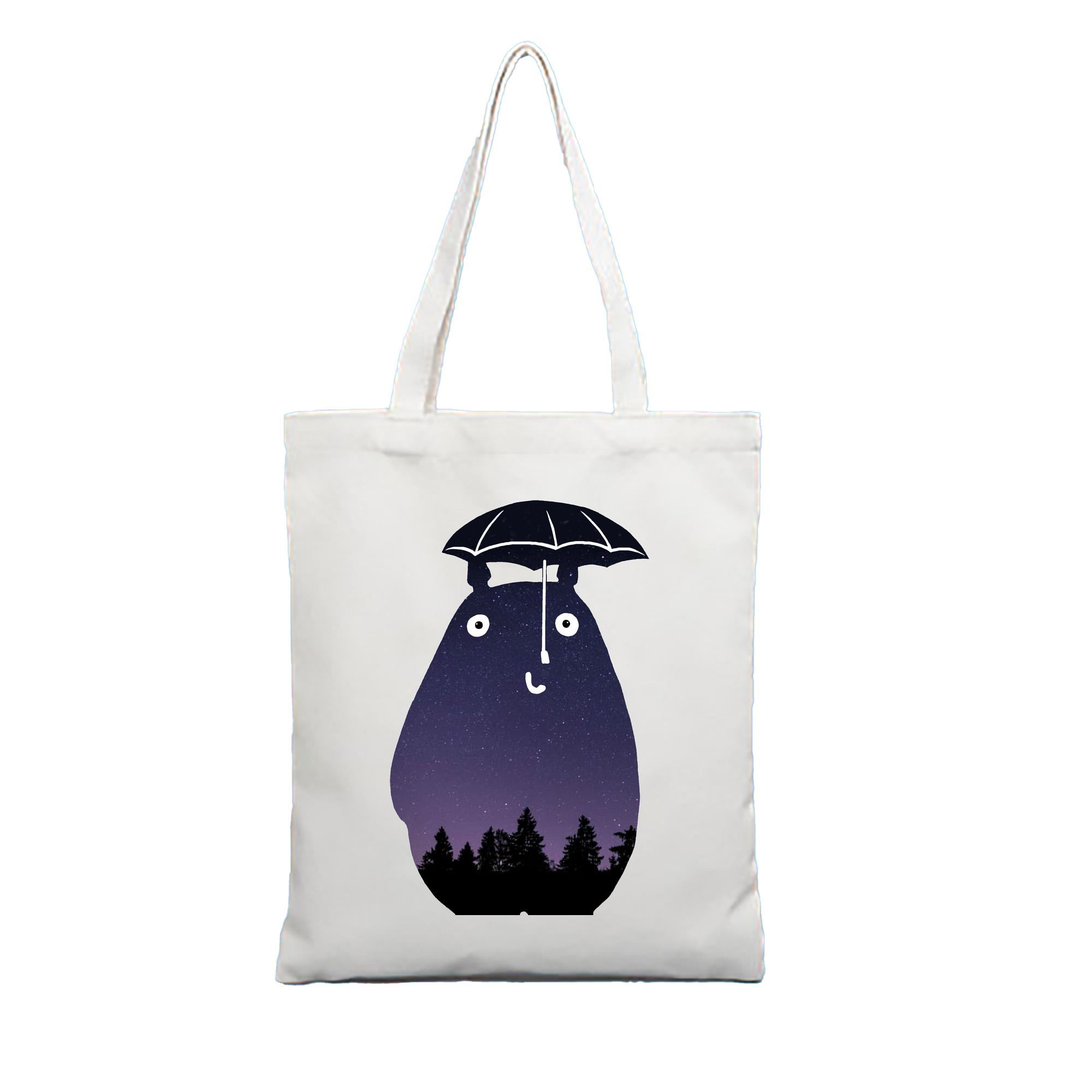 （画像用） となりのトトロ 草壁メイ 草壁サツキ My Neighbor Totoro Satsuki Kusakabe Mei Kusakabe 縦型キャンバス生地手提げバッグ　トートバッグ