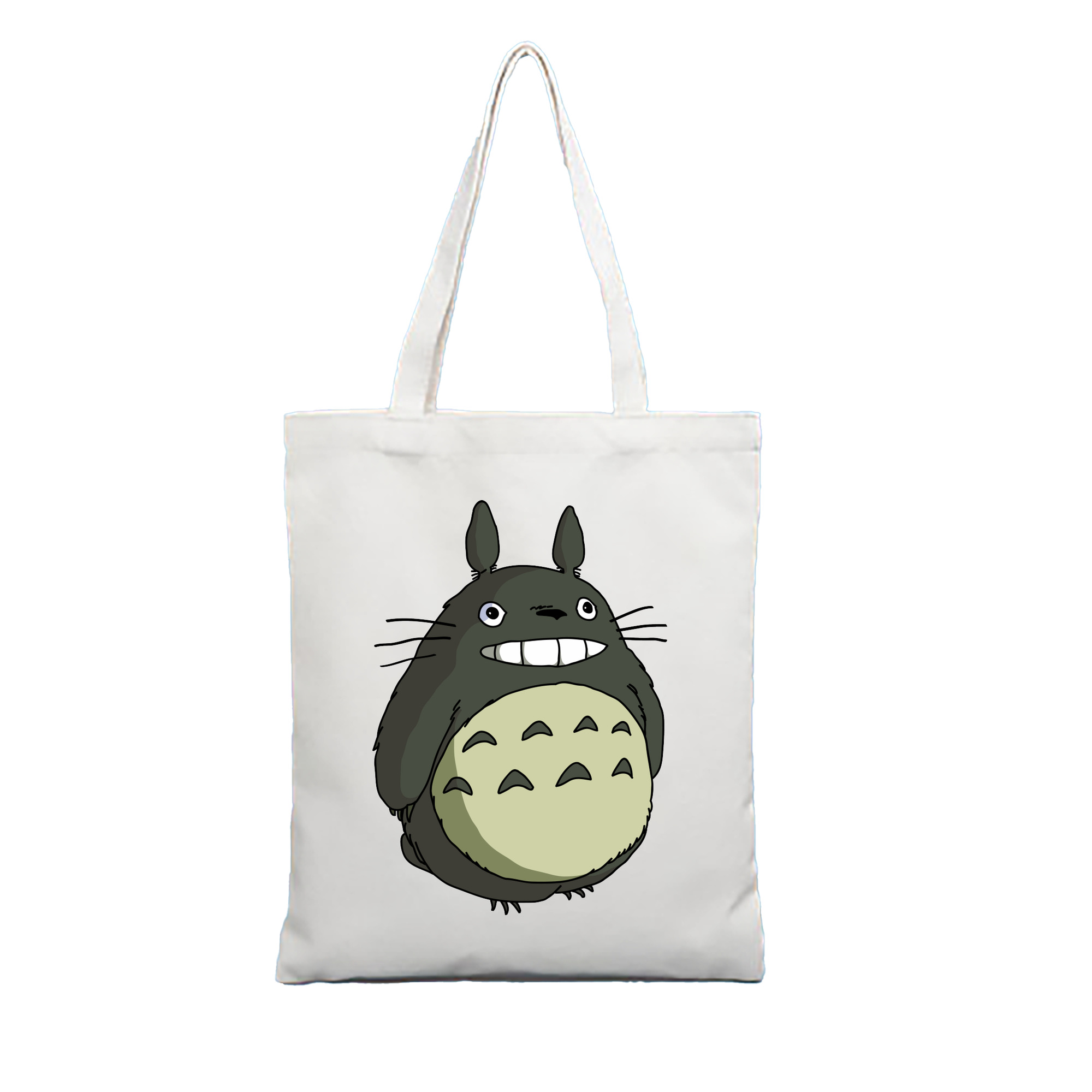 （画像用） となりのトトロ 草壁メイ 草壁サツキ My Neighbor Totoro Satsuki Kusakabe Mei Kusakabe 縦型キャンバス生地手提げバッグ　トートバッグ