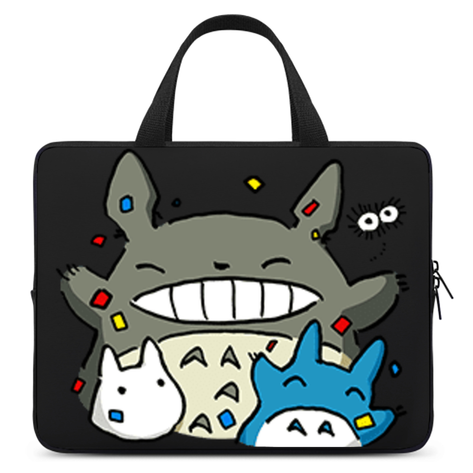 （画像用） となりのトトロ 草壁メイ 草壁サツキ My Neighbor Totoro Satsuki Kusakabe Mei Kusakabe 手提げノートパソコンバッグ