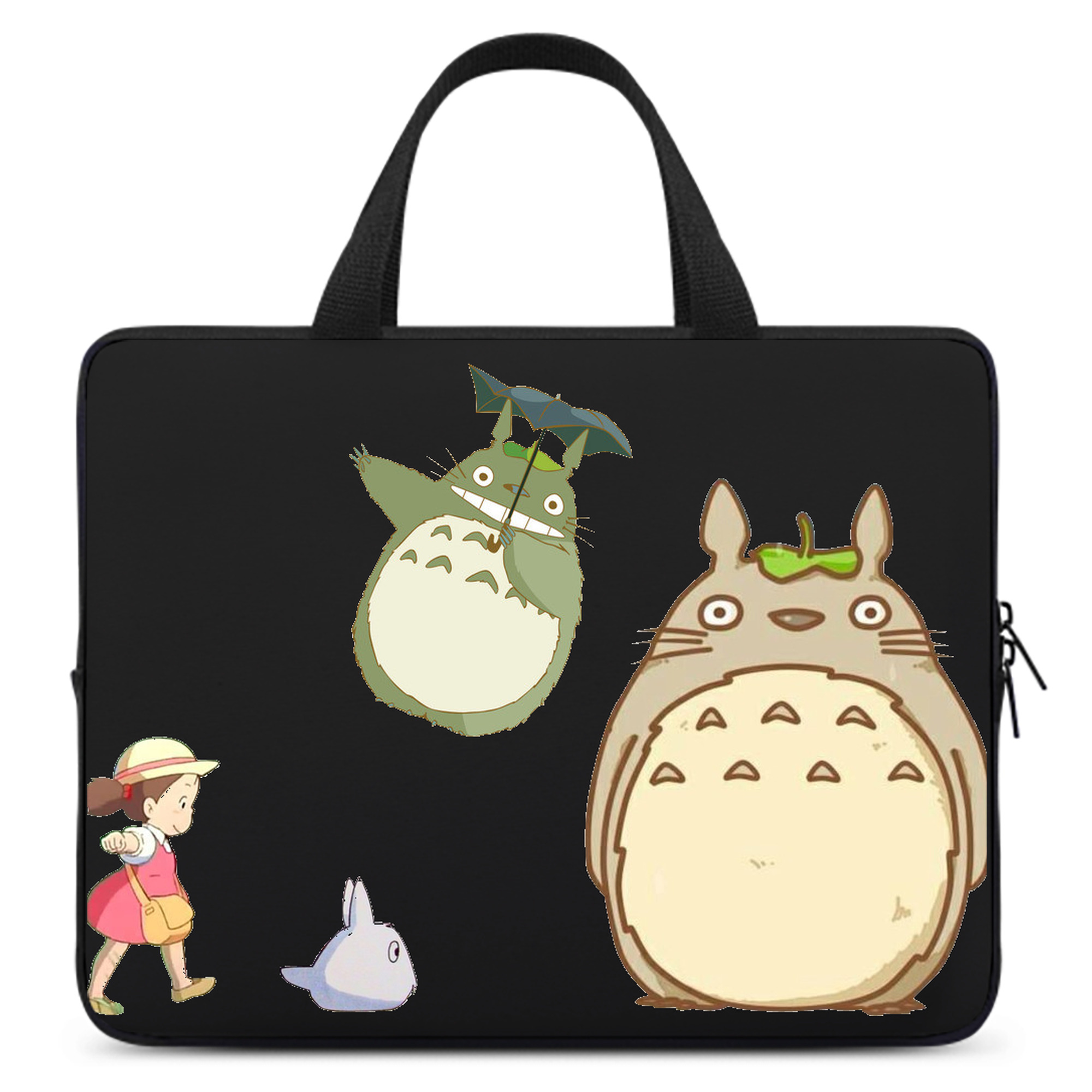 （画像用） となりのトトロ 草壁メイ 草壁サツキ My Neighbor Totoro Satsuki Kusakabe Mei Kusakabe 手提げノートパソコンバッグ