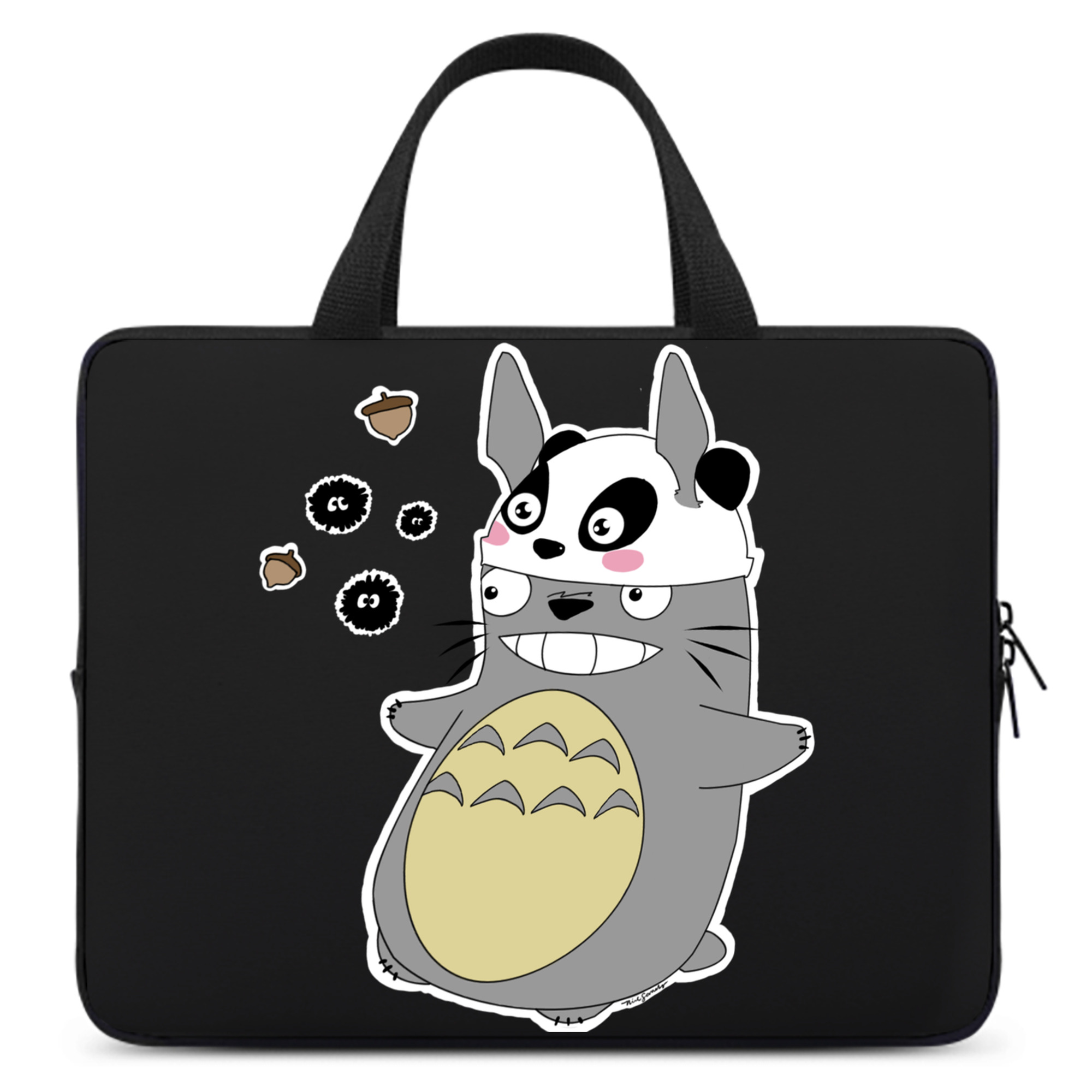（画像用） となりのトトロ 草壁メイ 草壁サツキ My Neighbor Totoro Satsuki Kusakabe Mei Kusakabe 手提げノートパソコンバッグ
