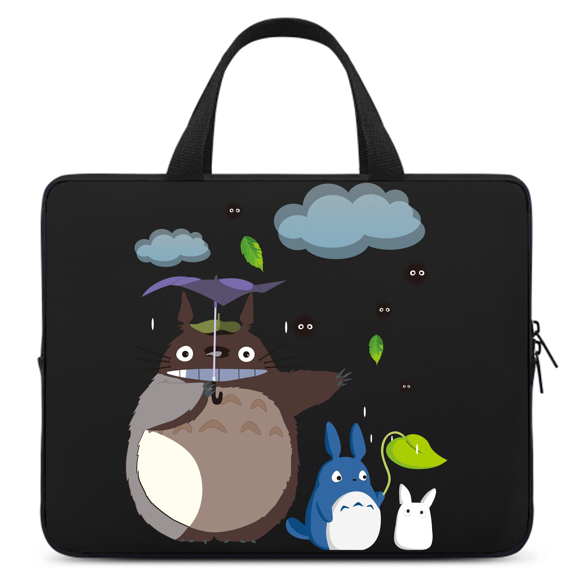 （画像用） となりのトトロ 草壁メイ 草壁サツキ My Neighbor Totoro Satsuki Kusakabe Mei Kusakabe 手提げノートパソコンバッグ
