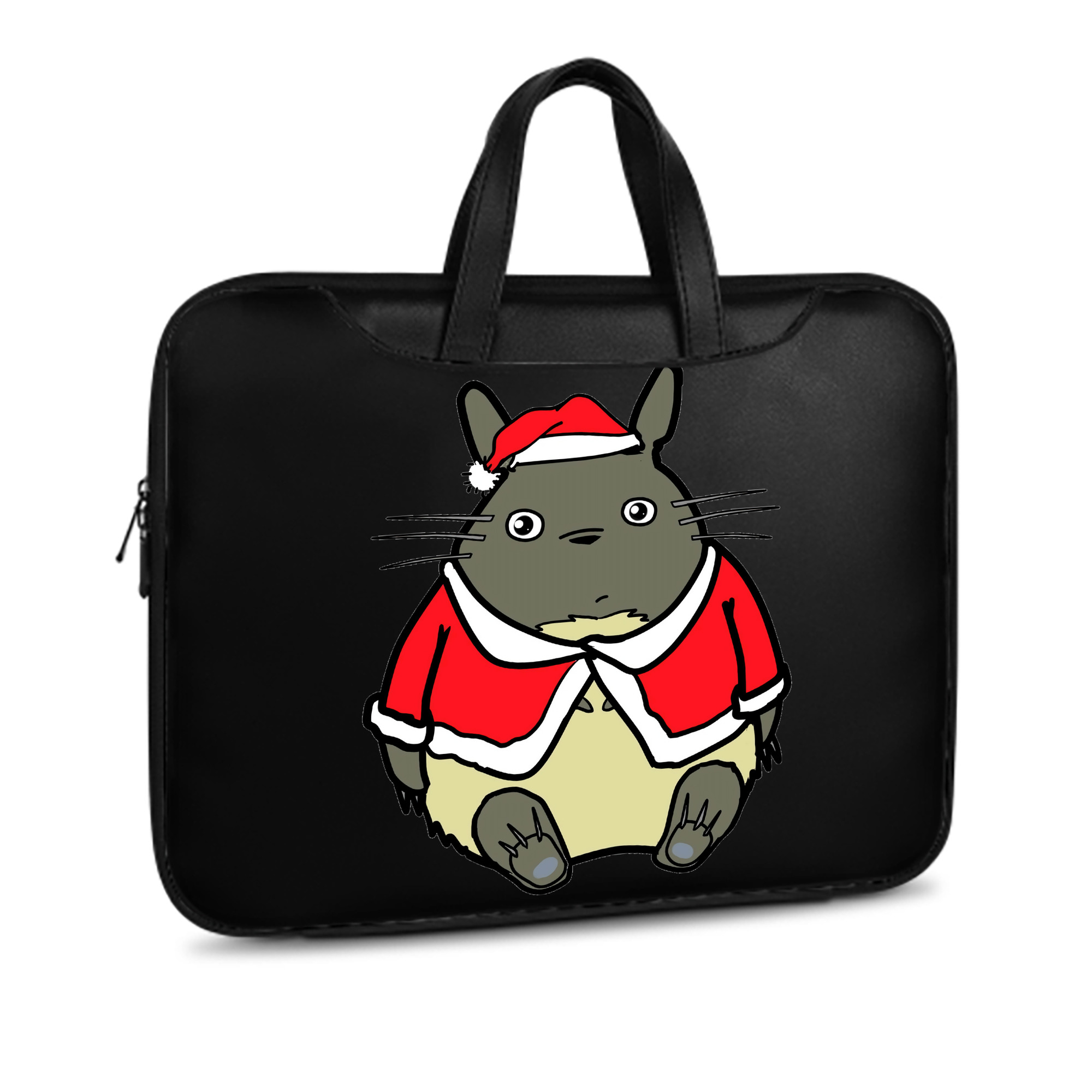 （画像用） となりのトトロ 草壁メイ 草壁サツキ My Neighbor Totoro Satsuki Kusakabe Mei Kusakabe レザーラップトップバッグ　ノートパソコンケース