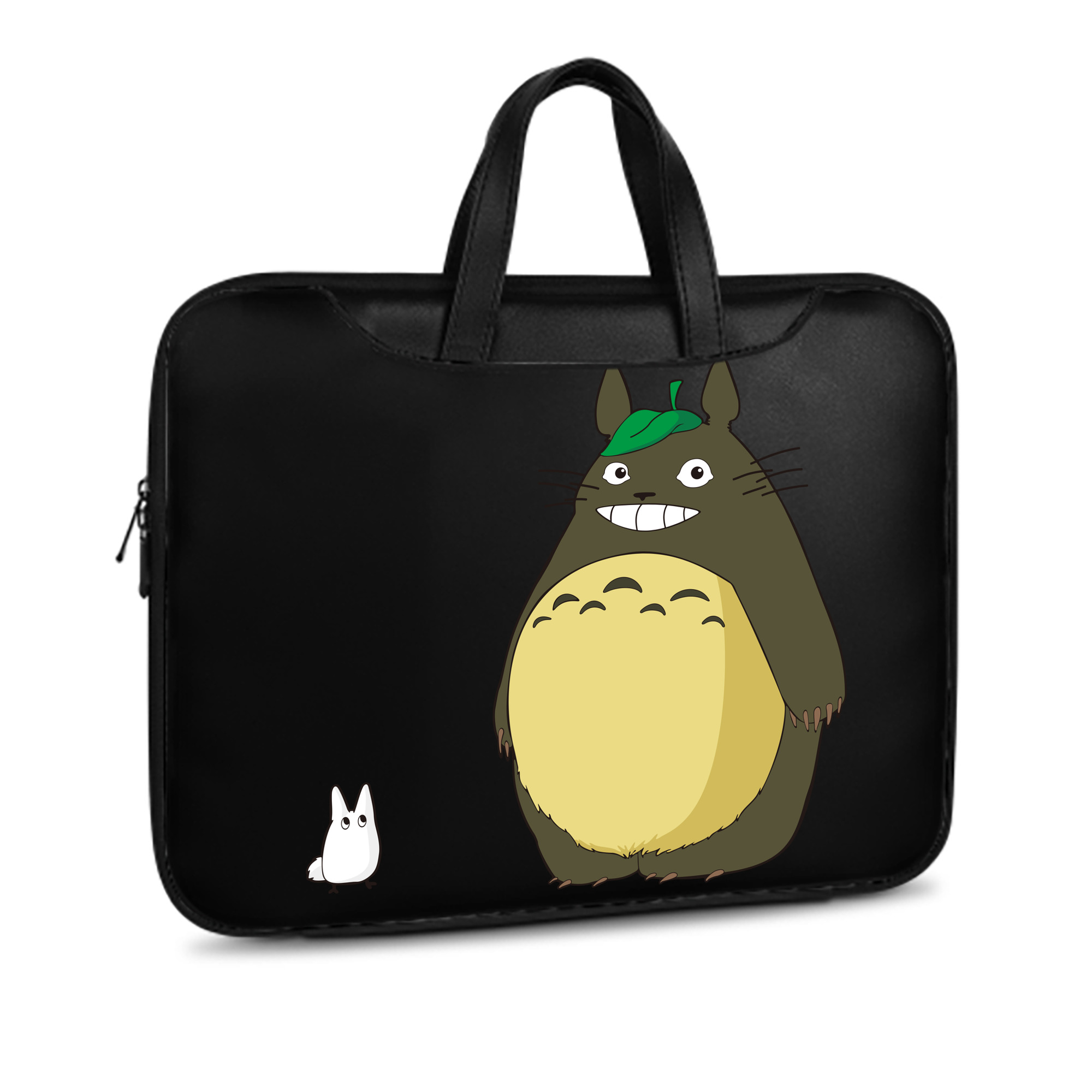 （画像用） となりのトトロ 草壁メイ 草壁サツキ My Neighbor Totoro Satsuki Kusakabe Mei Kusakabe レザーラップトップバッグ　ノートパソコンケース