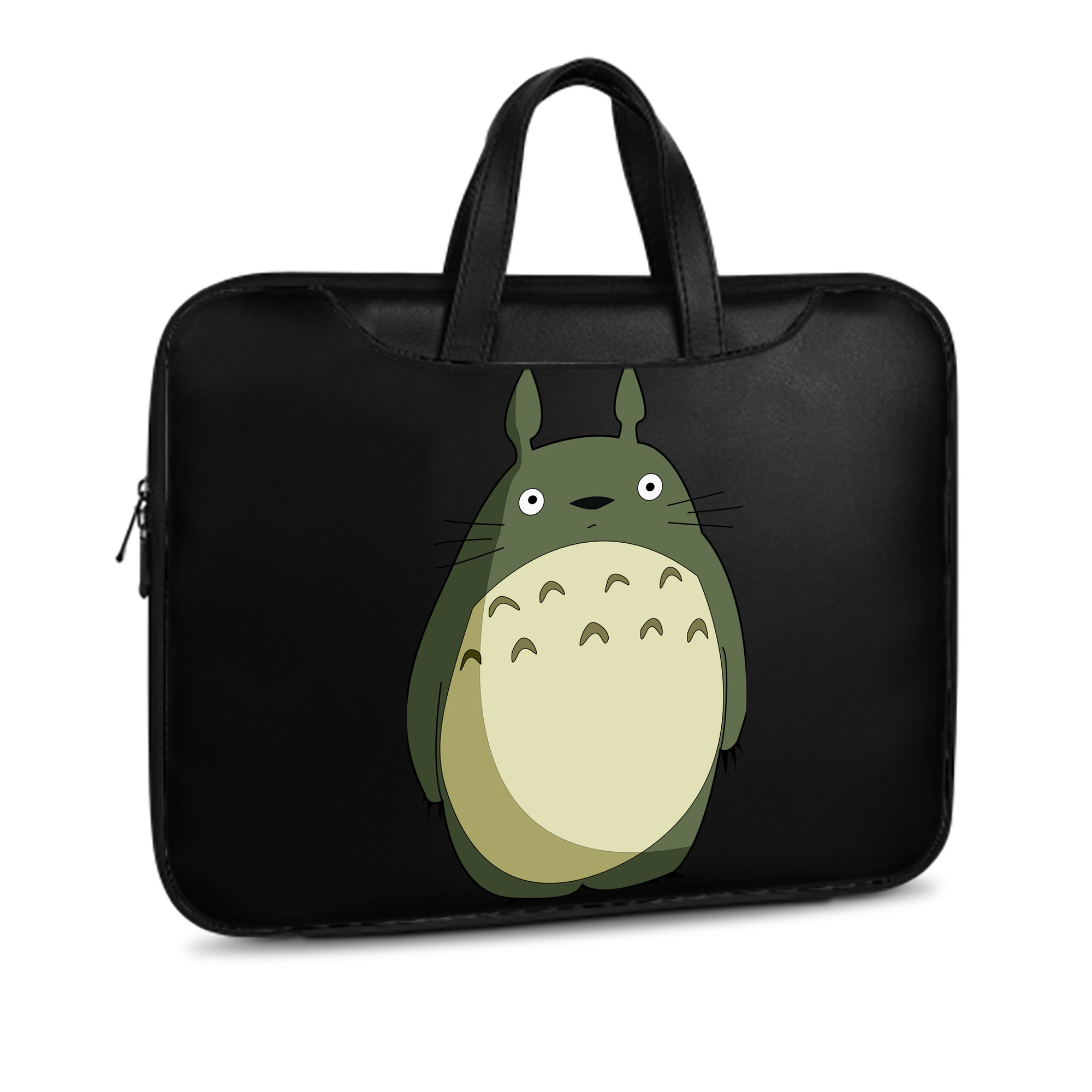 （画像用） となりのトトロ 草壁メイ 草壁サツキ My Neighbor Totoro Satsuki Kusakabe Mei Kusakabe レザーラップトップバッグ　ノートパソコンケース