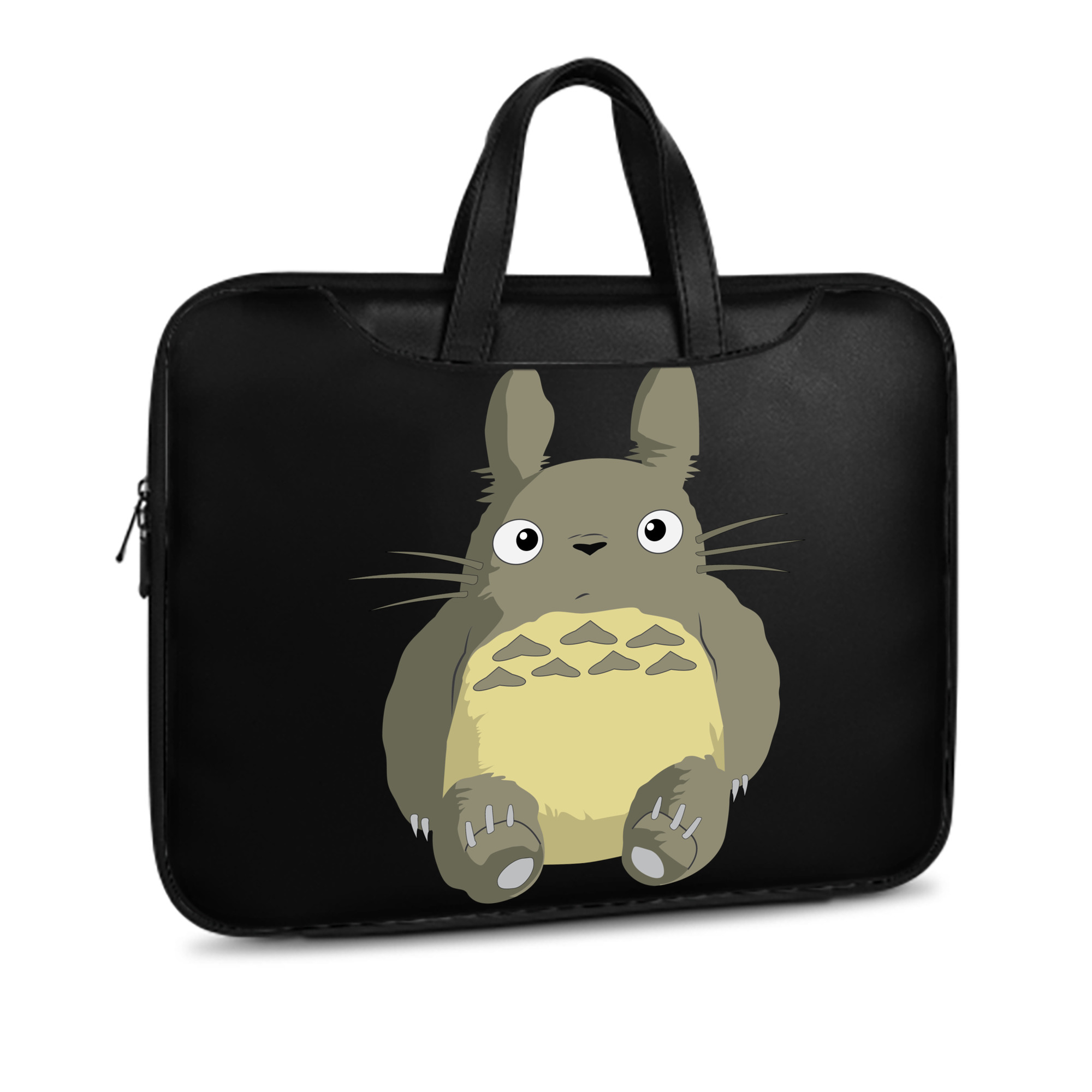 （画像用） となりのトトロ 草壁メイ 草壁サツキ My Neighbor Totoro Satsuki Kusakabe Mei Kusakabe レザーラップトップバッグ　ノートパソコンケース