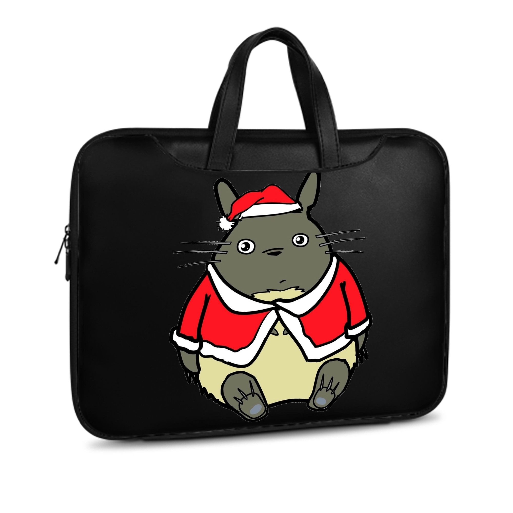 （画像用） となりのトトロ 草壁メイ 草壁サツキ My Neighbor Totoro Satsuki Kusakabe Mei Kusakabe レザーラップトップバッグ　ノートパソコンケース