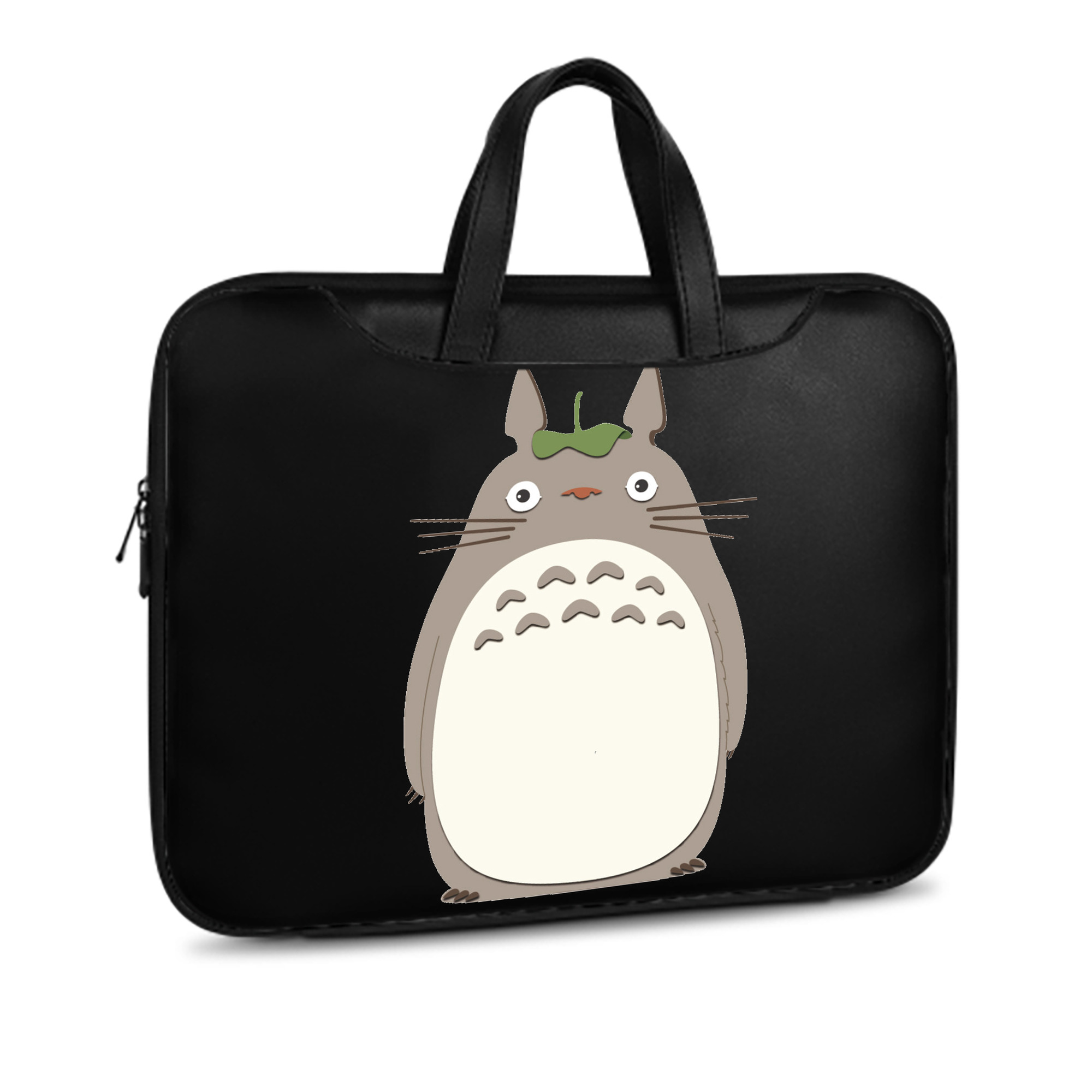 （画像用） となりのトトロ 草壁メイ 草壁サツキ My Neighbor Totoro Satsuki Kusakabe Mei Kusakabe レザーラップトップバッグ　ノートパソコンケース
