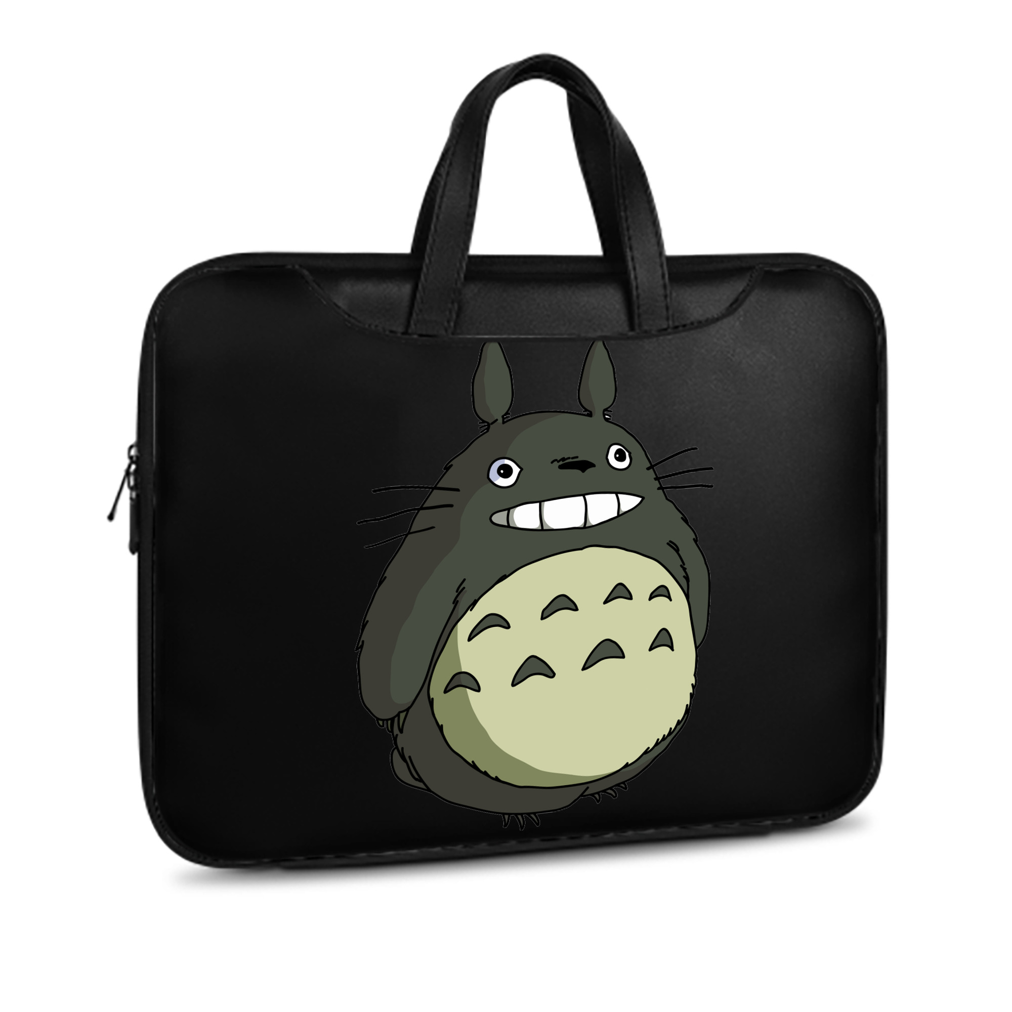 （画像用） となりのトトロ 草壁メイ 草壁サツキ My Neighbor Totoro Satsuki Kusakabe Mei Kusakabe レザーラップトップバッグ　ノートパソコンケース