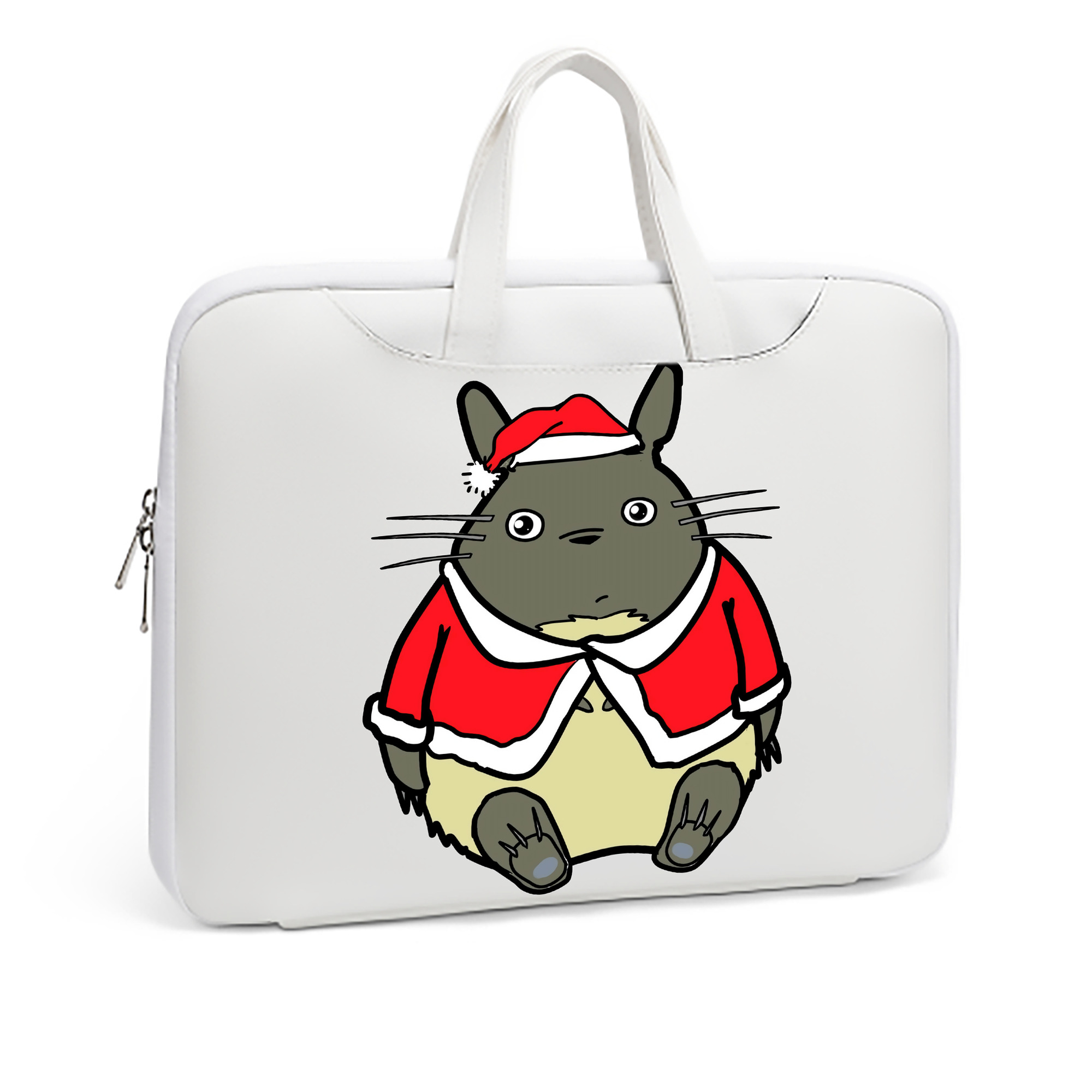 （画像用） となりのトトロ 草壁メイ 草壁サツキ My Neighbor Totoro Satsuki Kusakabe Mei Kusakabe レザーラップトップバッグ　ノートパソコンケース