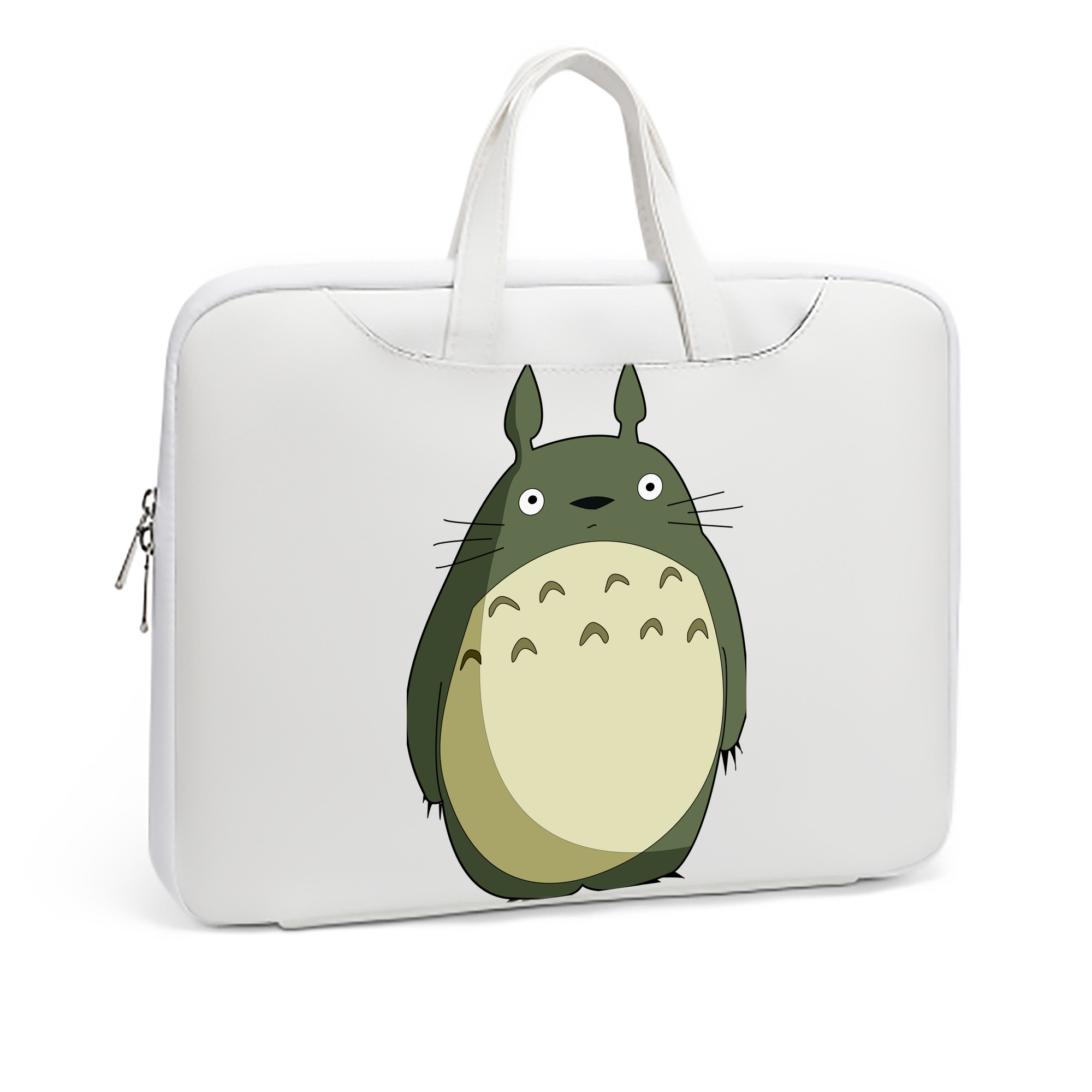 （画像用） となりのトトロ 草壁メイ 草壁サツキ My Neighbor Totoro Satsuki Kusakabe Mei Kusakabe レザーラップトップバッグ　ノートパソコンケース