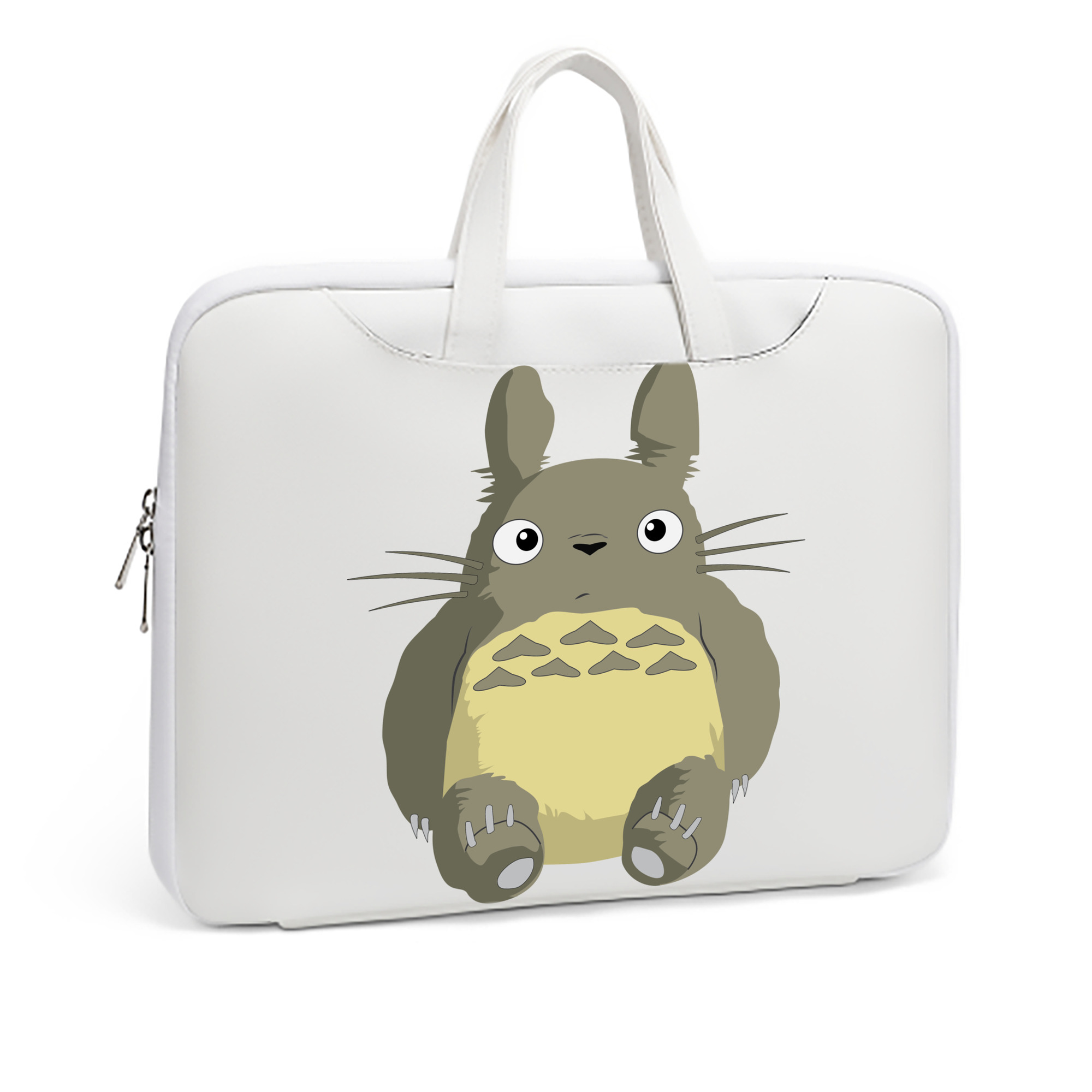 （画像用） となりのトトロ 草壁メイ 草壁サツキ My Neighbor Totoro Satsuki Kusakabe Mei Kusakabe レザーラップトップバッグ　ノートパソコンケース