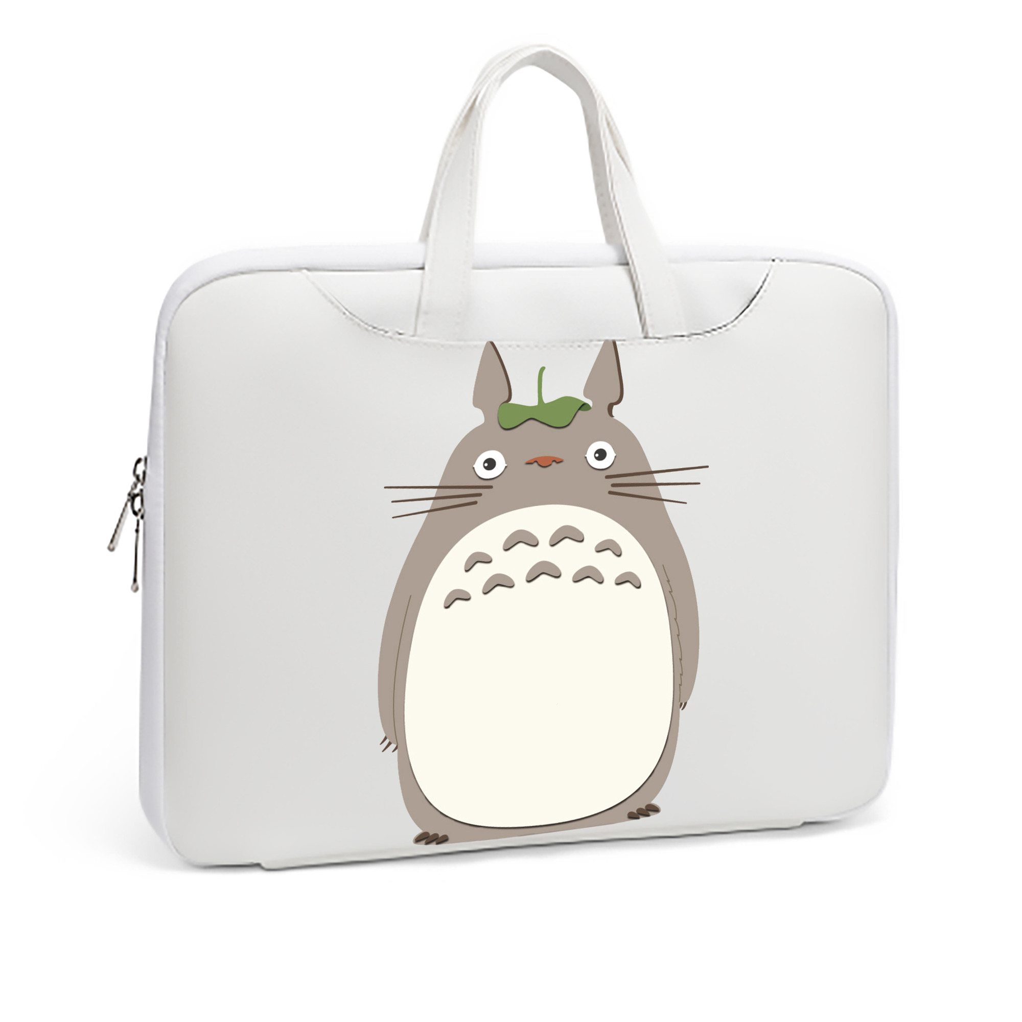 （画像用） となりのトトロ 草壁メイ 草壁サツキ My Neighbor Totoro Satsuki Kusakabe Mei Kusakabe レザーラップトップバッグ　ノートパソコンケース
