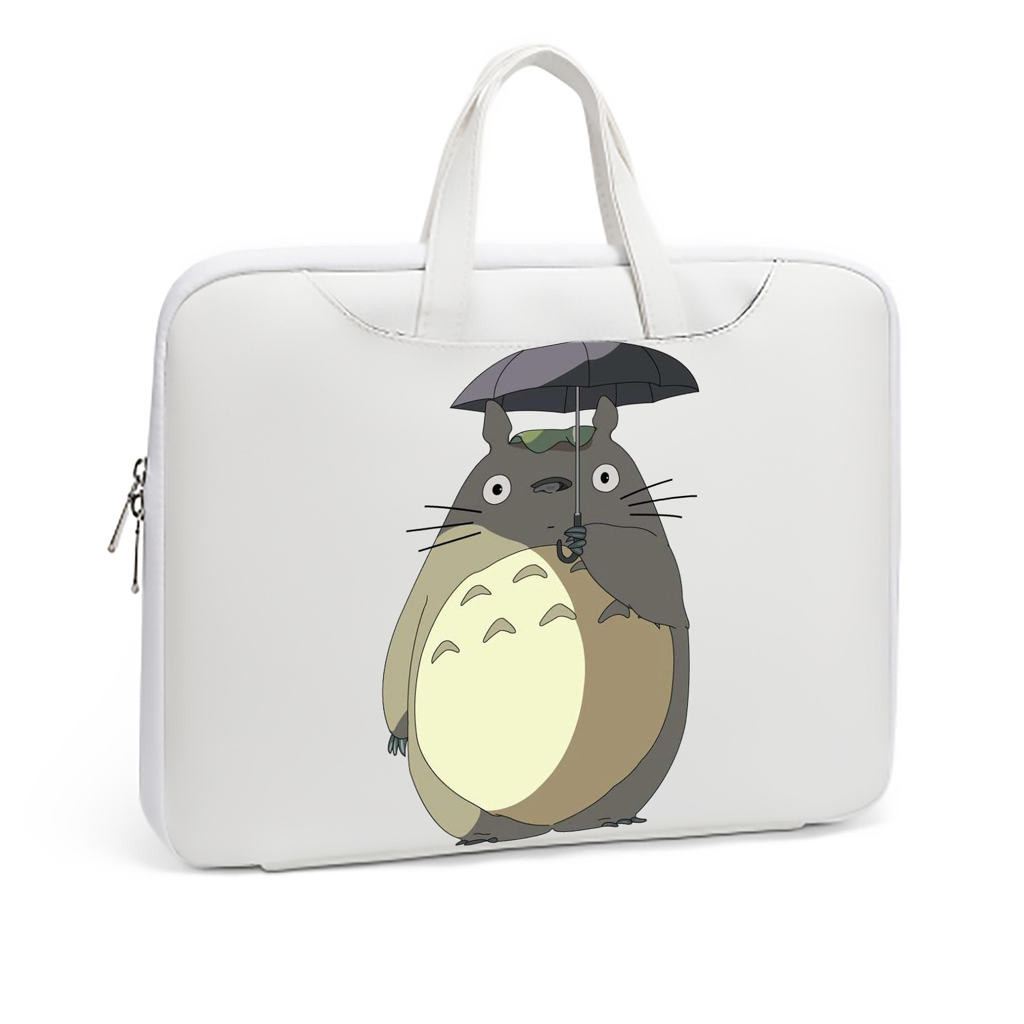 （画像用） となりのトトロ 草壁メイ 草壁サツキ My Neighbor Totoro Satsuki Kusakabe Mei Kusakabe レザーラップトップバッグ　ノートパソコンケース