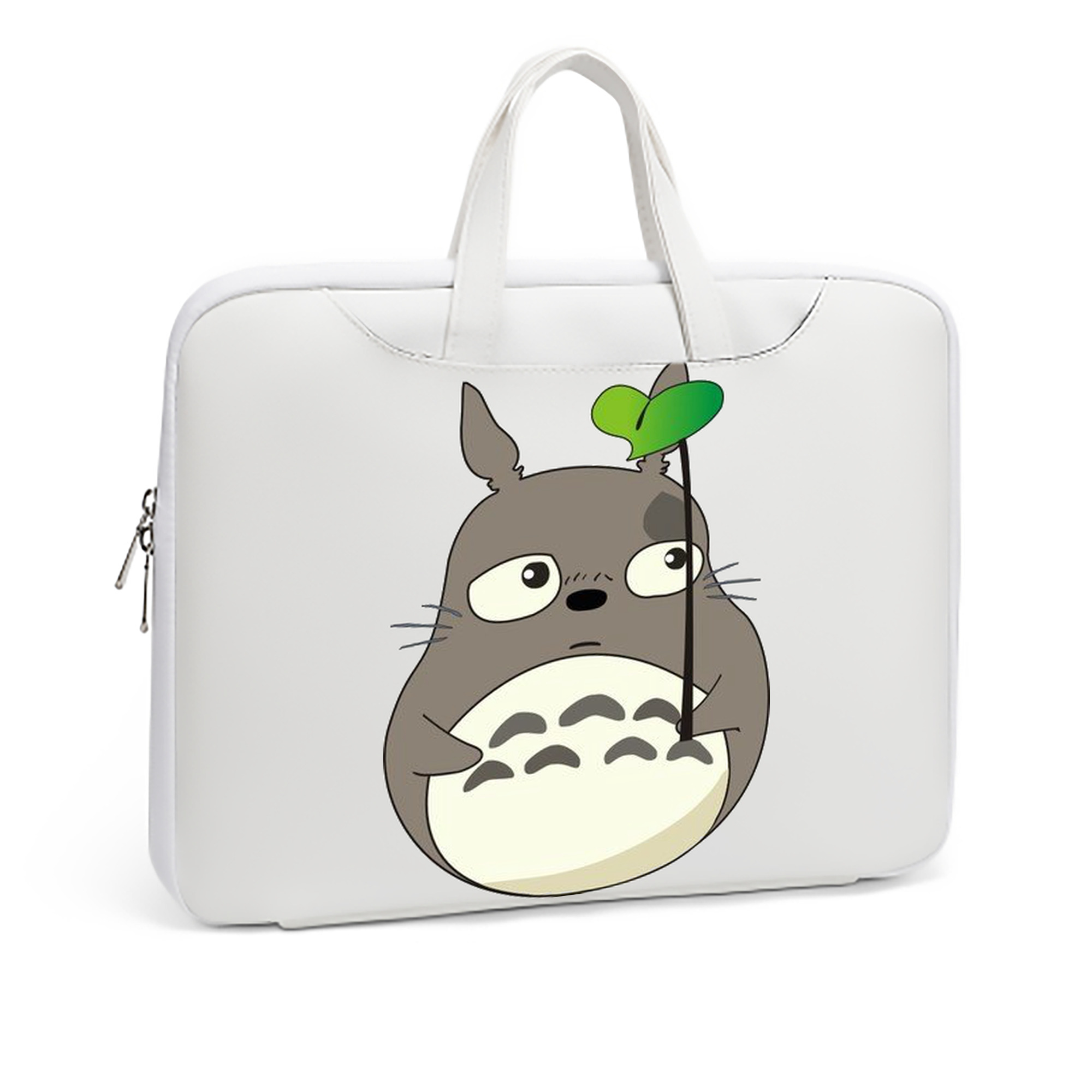 （画像用） となりのトトロ 草壁メイ 草壁サツキ My Neighbor Totoro Satsuki Kusakabe Mei Kusakabe レザーラップトップバッグ　ノートパソコンケース