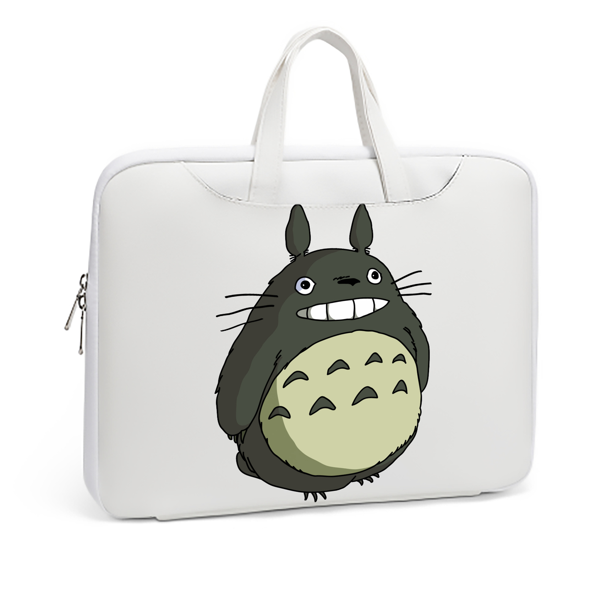 （画像用） となりのトトロ 草壁メイ 草壁サツキ My Neighbor Totoro Satsuki Kusakabe Mei Kusakabe レザーラップトップバッグ　ノートパソコンケース