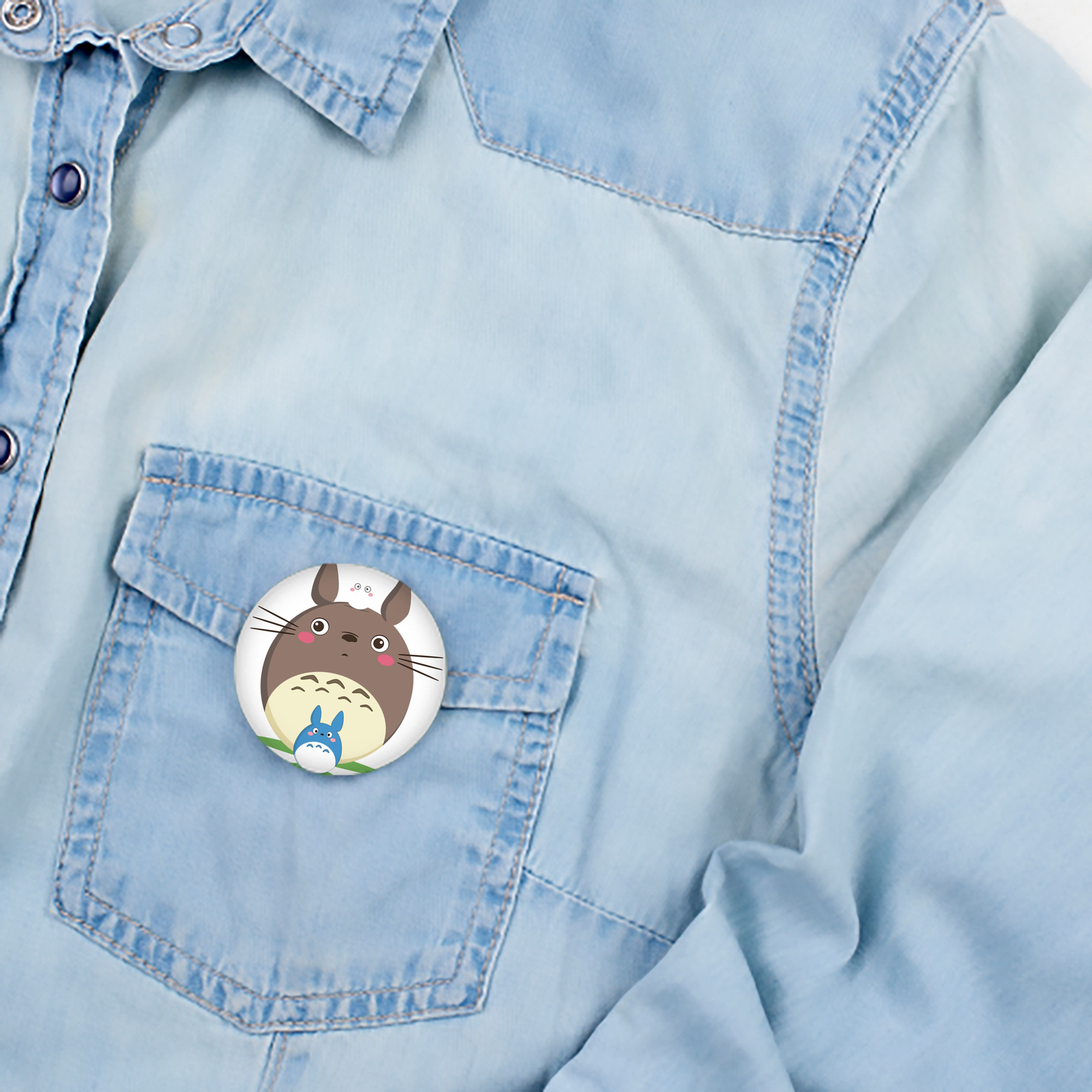 となりのトトロ 草壁メイ 草壁サツキ My Neighbor Totoro Satsuki Kusakabe Mei Kusakabe 6cm 缶バッジ 複数セット