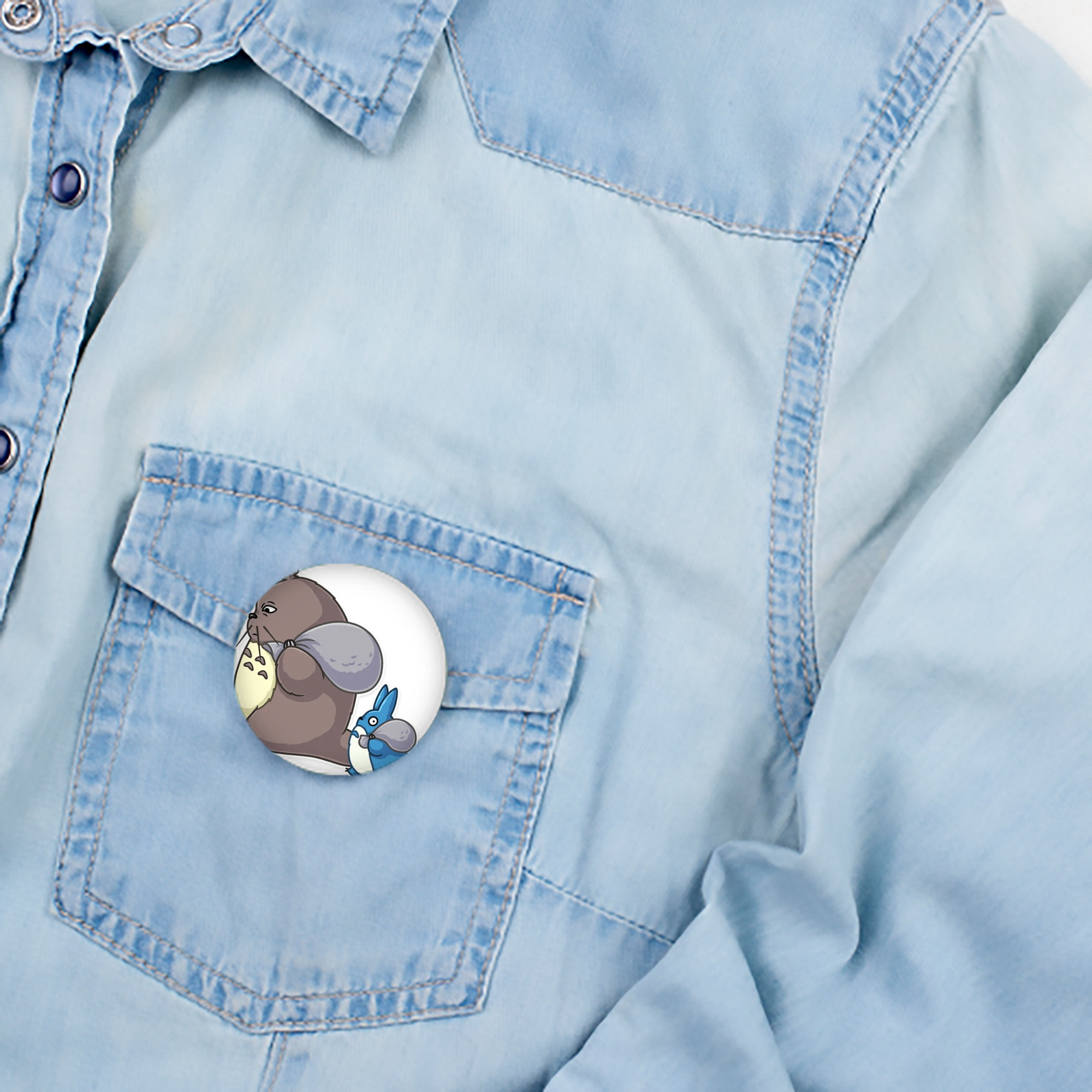 となりのトトロ 草壁メイ 草壁サツキ My Neighbor Totoro Satsuki Kusakabe Mei Kusakabe 6cm 缶バッジ 複数セット