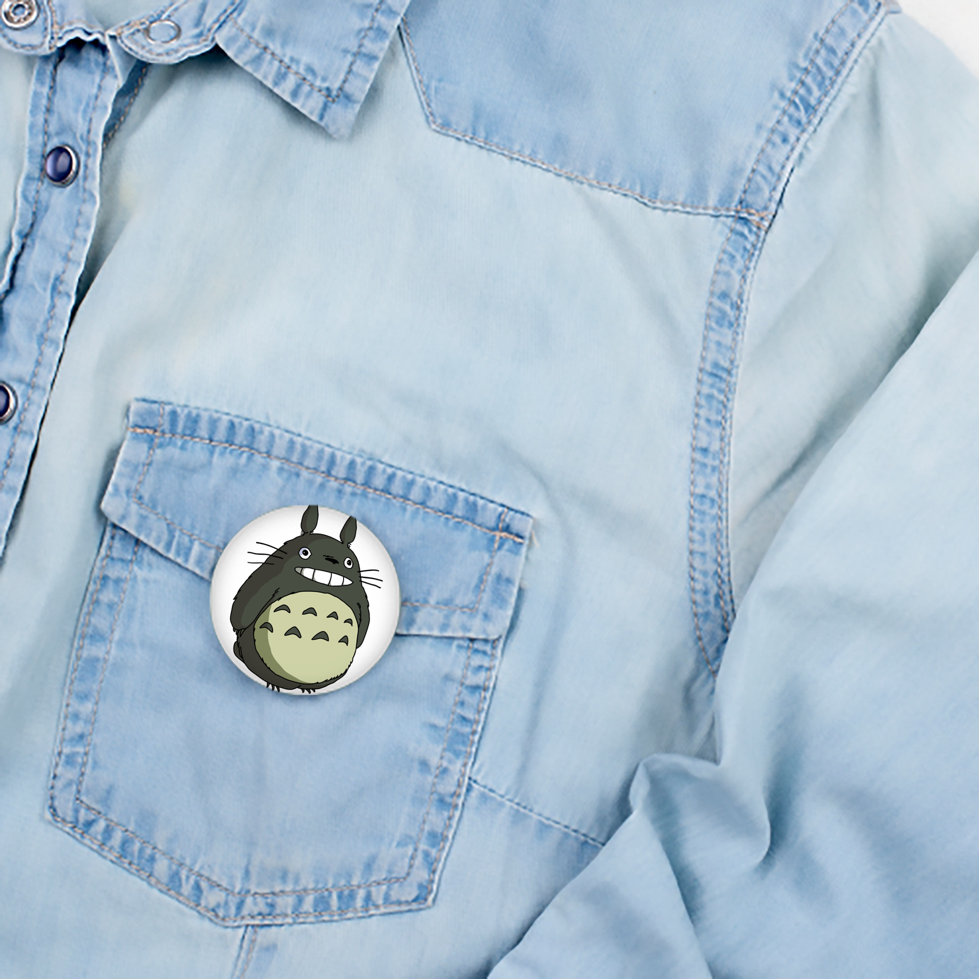 となりのトトロ 草壁メイ 草壁サツキ My Neighbor Totoro Satsuki Kusakabe Mei Kusakabe 6cm 缶バッジ 複数セット