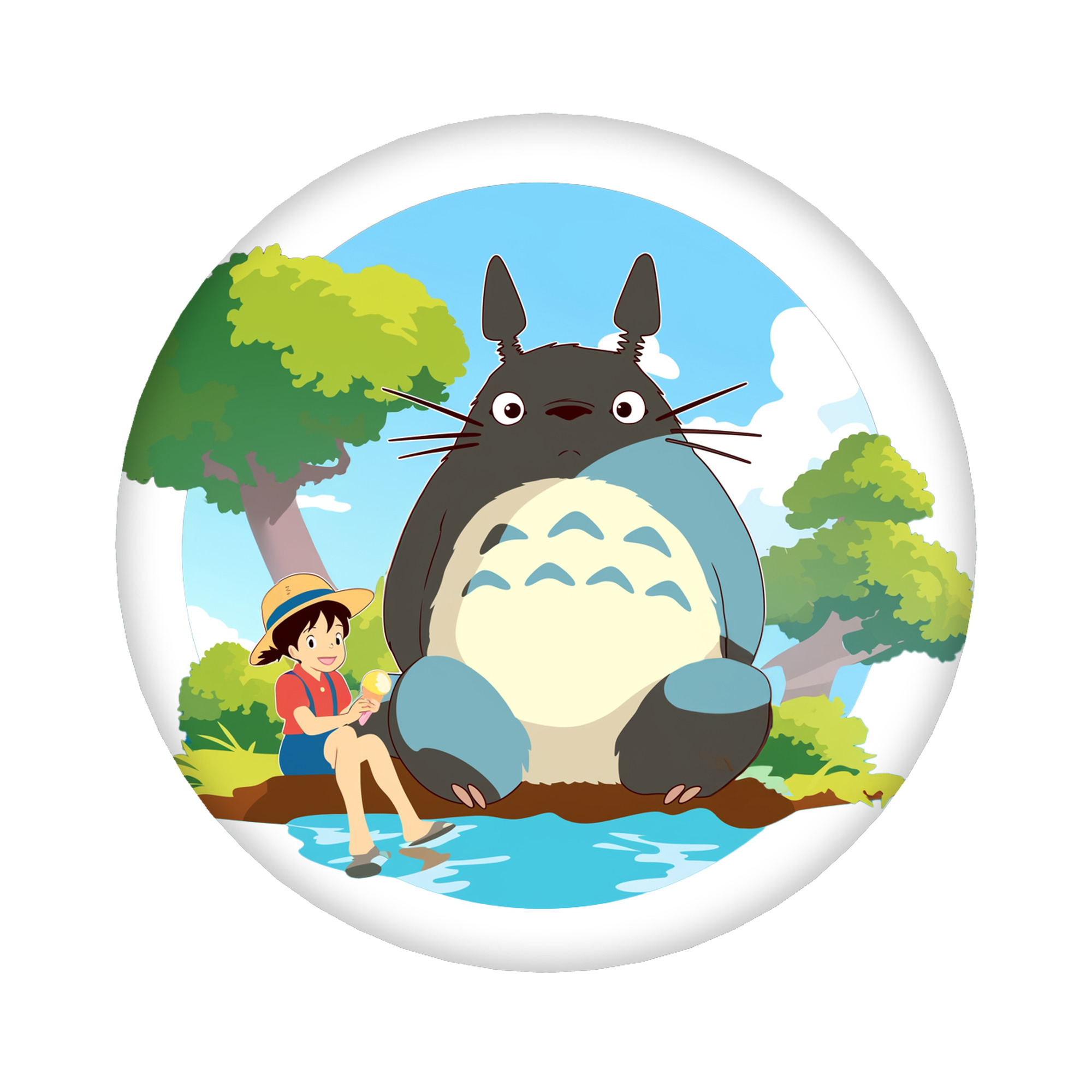 （画像用） となりのトトロ 草壁メイ 草壁サツキ My Neighbor Totoro Satsuki Kusakabe Mei Kusakabe 6cm 缶バッジ 複数セット